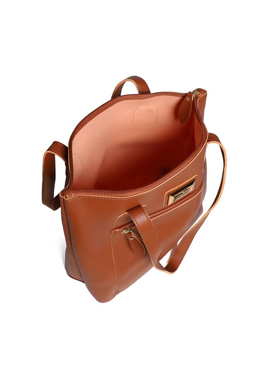 Bolsa Tote com Bolso Grande Frontal - Castor BSI-5470 - CS