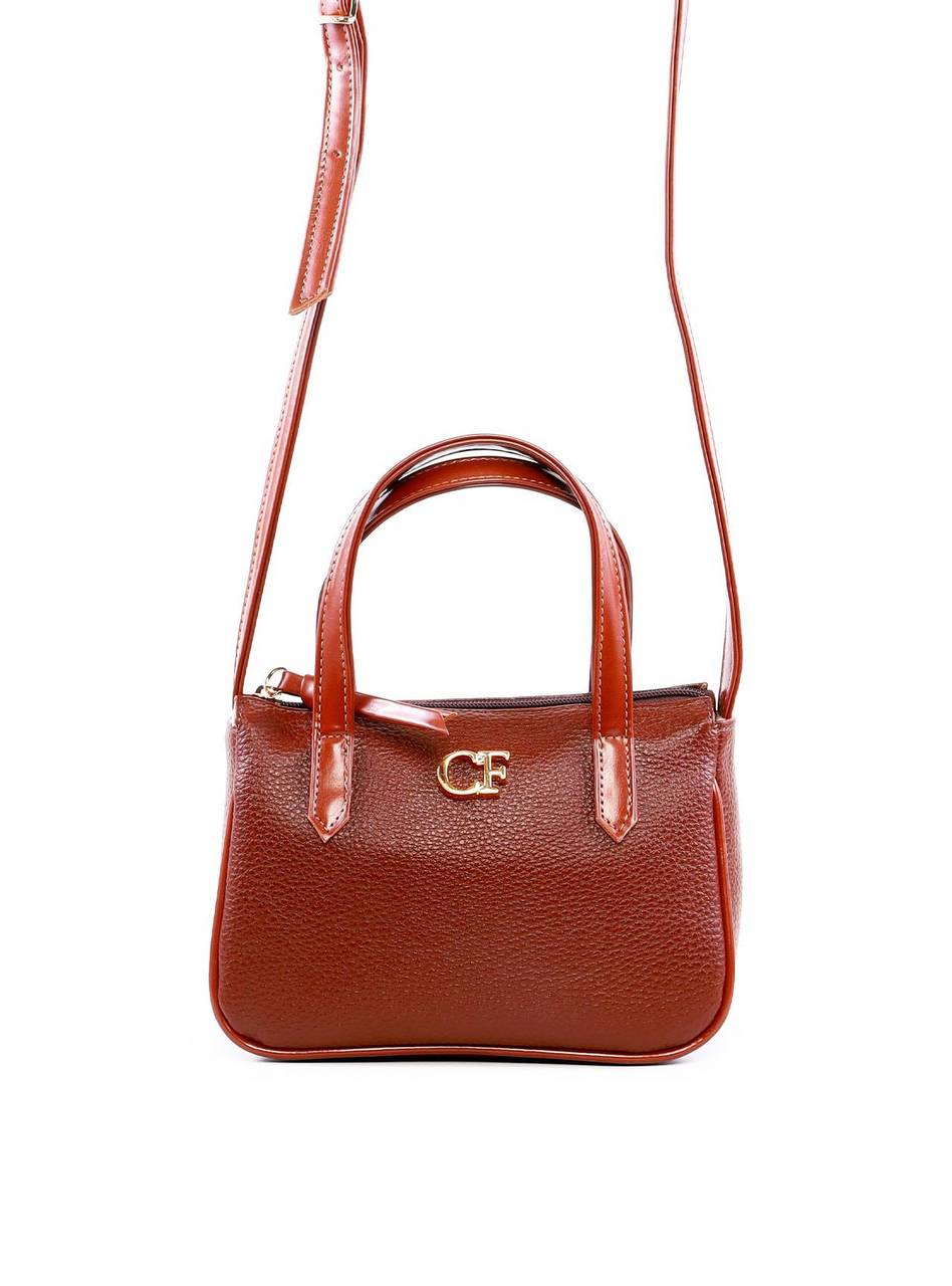 Bolsa Priscilla Tote Alça Dupla - Cacau BSI-6310 - CA
