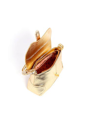 Bolsa Satchel com Costuras - Ouro BSI-6249 - AU