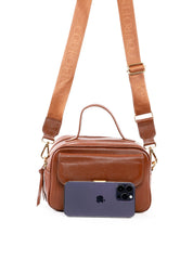 Bolsa Baú Transversal com Alça Dupla e Bolso Frontal BSI-6538 - CS