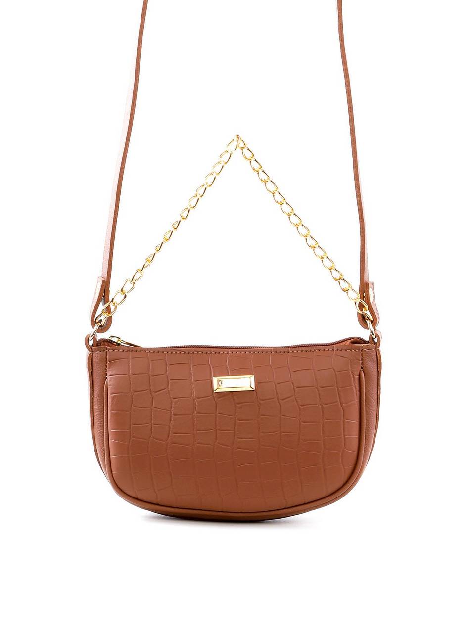 Bolsa Hobo Pequena com Alça Dupla - Castor BSI-6433 - CS