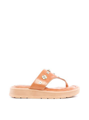 Flatform de Dedo com Tira Larga - Nude SDI-11902 - NU