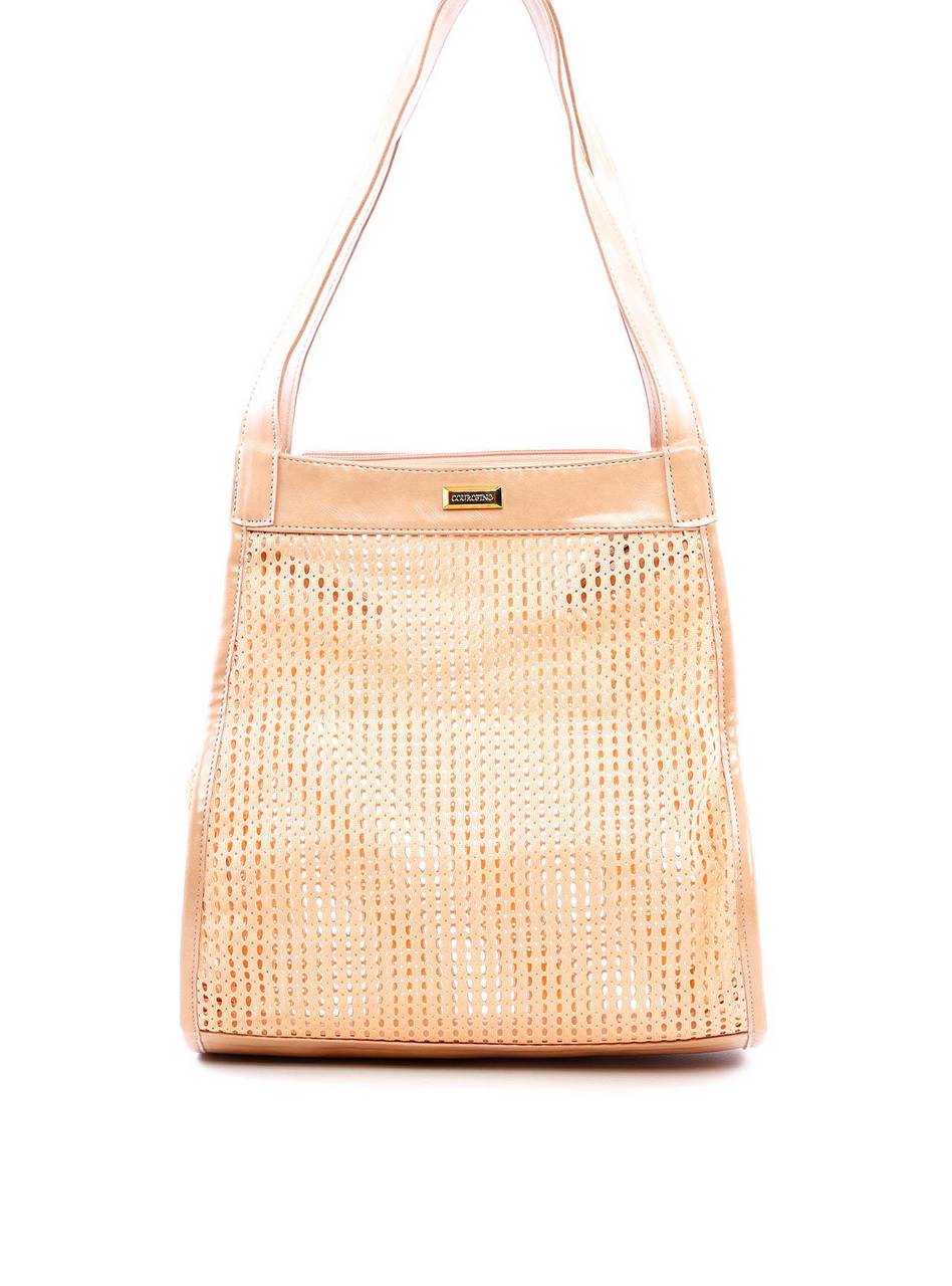 Bolsa Shopper Praiana de Tela - Nude BSI-6304 - NU