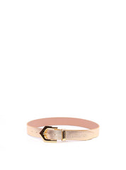 Cinto Feminino Couro Fivela Triangular Ouro CTI-938 - AU