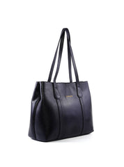 Bolsa Shopper Grande Couro Divisórias Preta BSI-5686 - PR