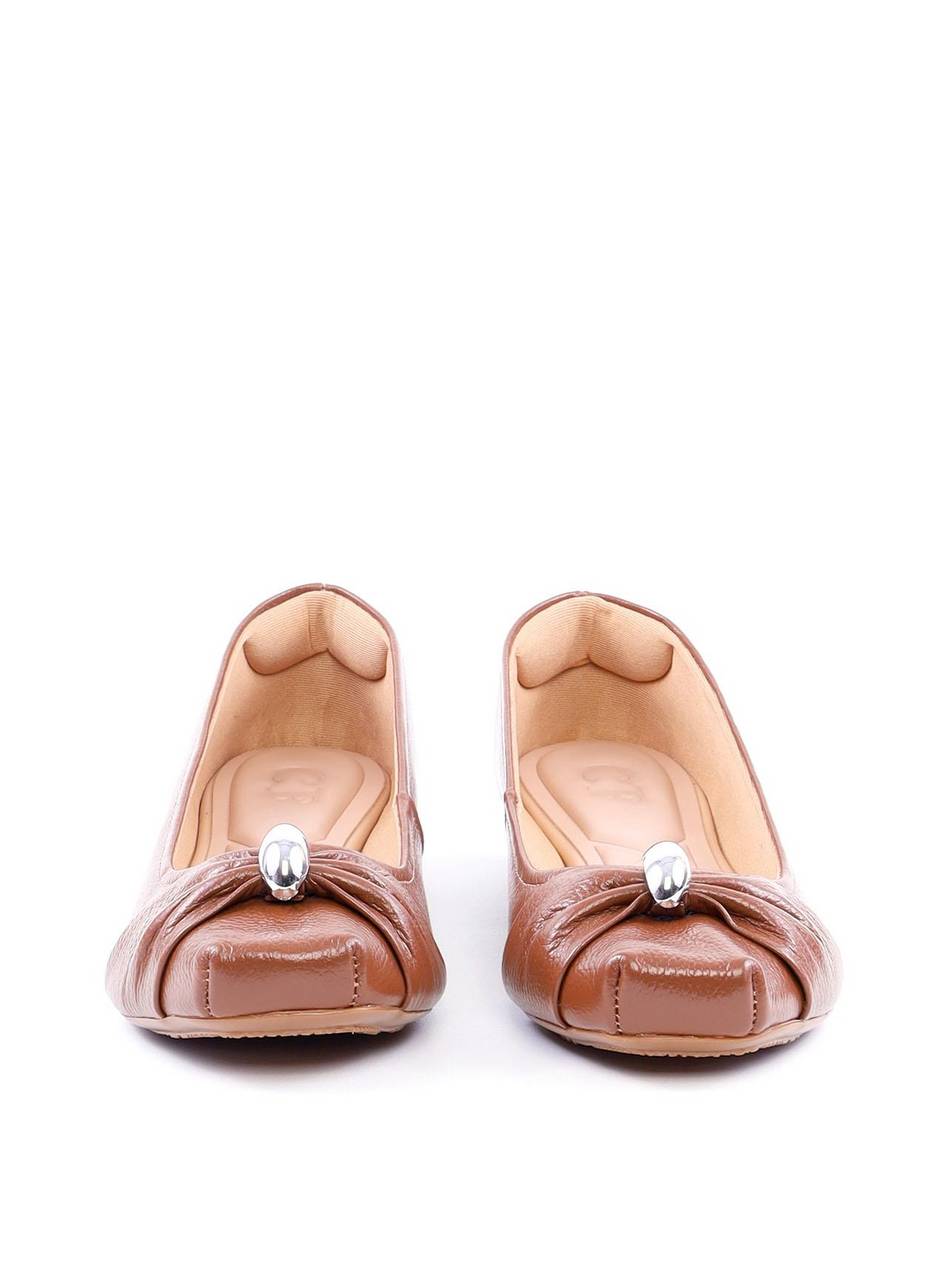 Scarpin com Salto Baixo Drapeado - Castor SDI-11742 - CS