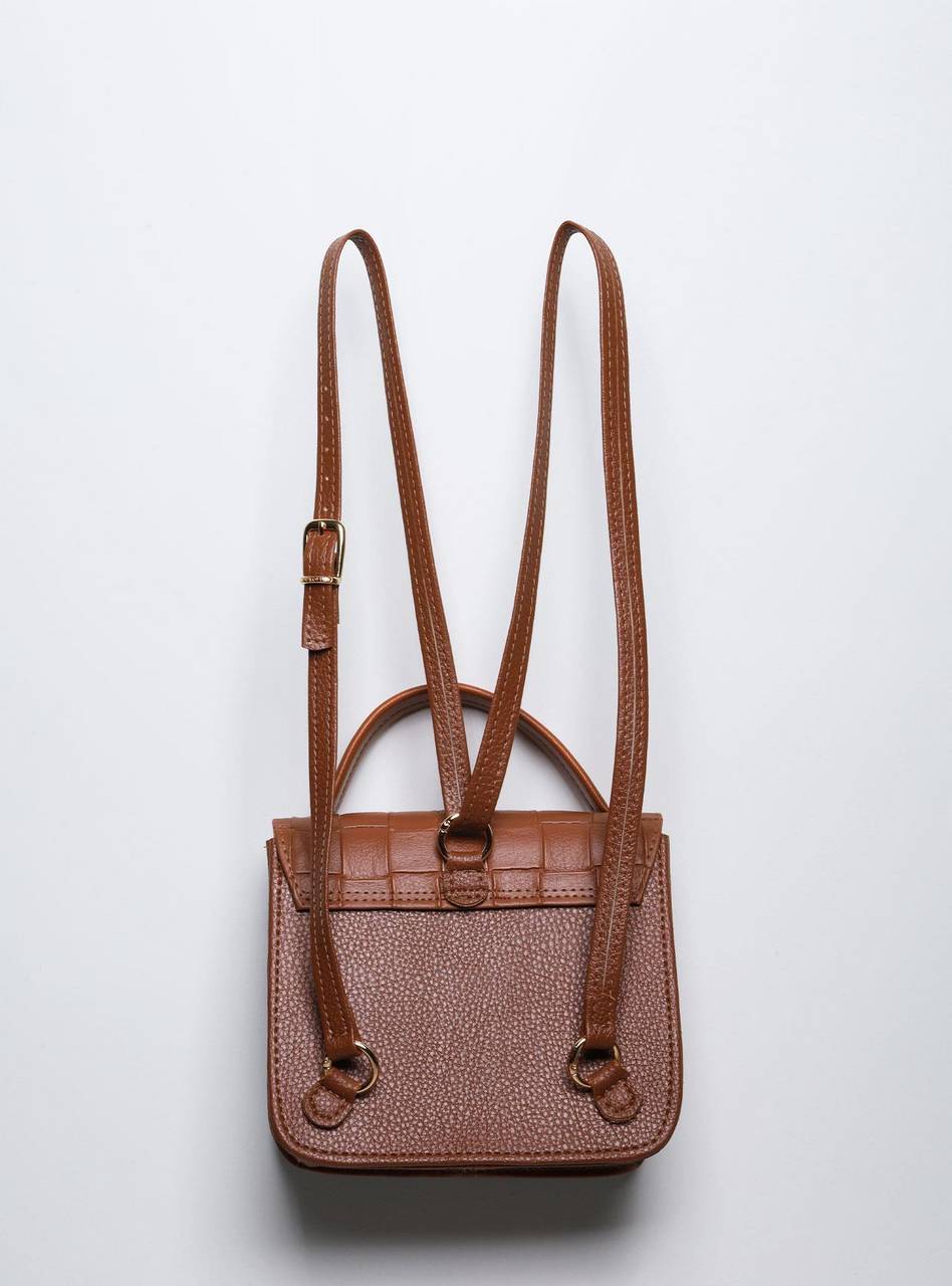 Bolsa Bag Pequena Lingueta Fivela Castor BSI-5855 - CS