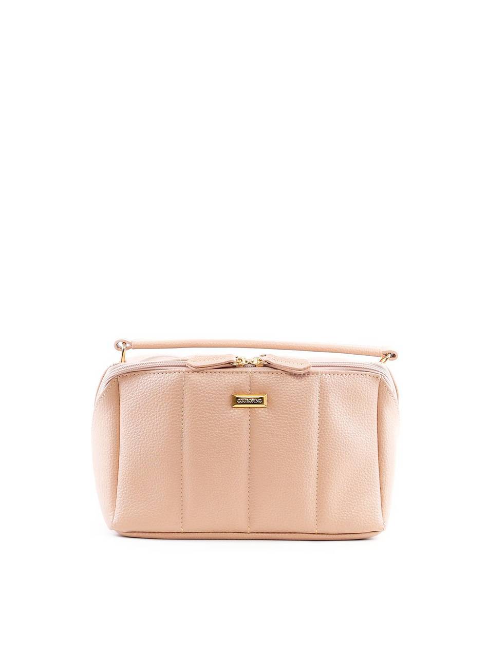 Necessaire Unissex com Detalhe em Matelassê - Nude NSI-173 - NU