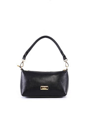 Bolsa Baguete com Retalhos - Preta BSI-6363 - PR