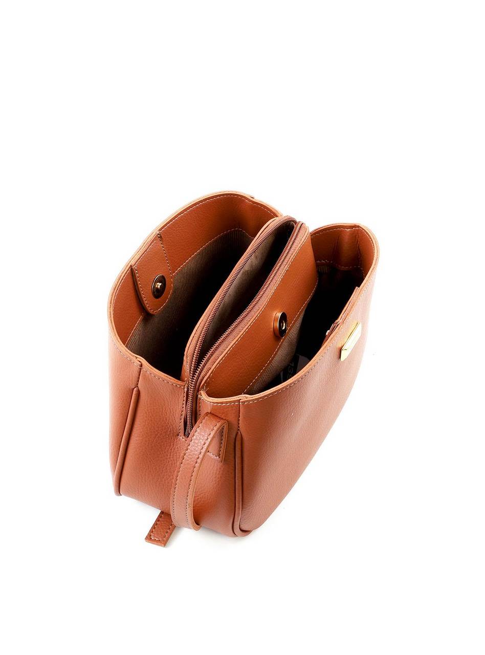 Bolsa Tote Transversal com 3 Divisórias - Castor BSI-6411 - CS