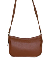 Bolsa Hobo Transversal com Bag Charm - Castor BSI-5977 - CS