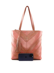 Bolsa Shopper Patchwork Barbicacho - Nude BSI-6399 - NU
