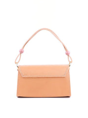 Bolsa Satchel Retangular com Alça Dupla - Nude BSI-6043 - NU