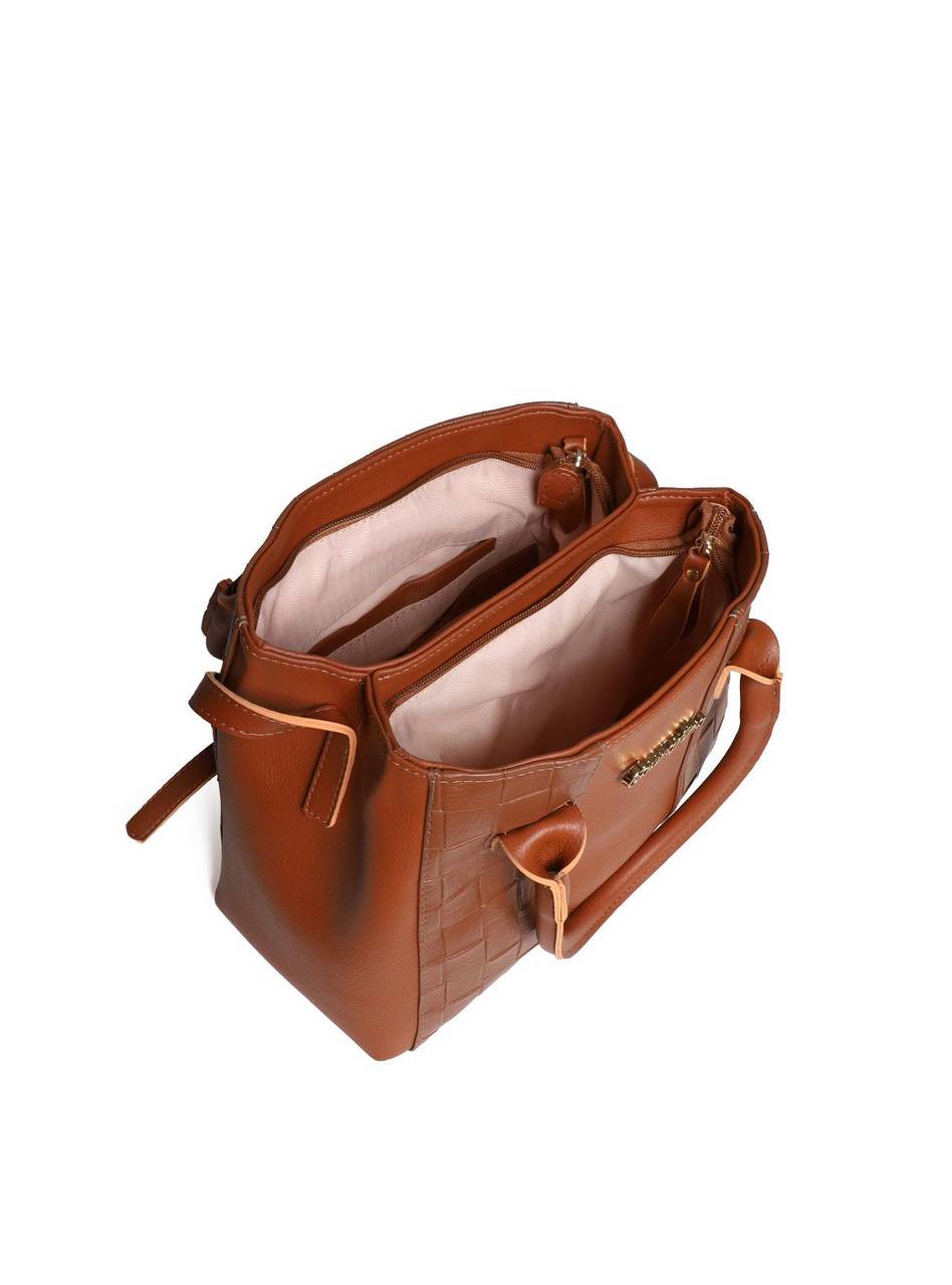 Bolsa Tote Mão Transversal Pequena Castor BSI-5766 - CS