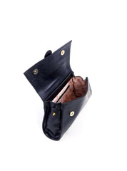 Bolsa Satchel com Maxi Fivela - Preta BSI-6164 - PR
