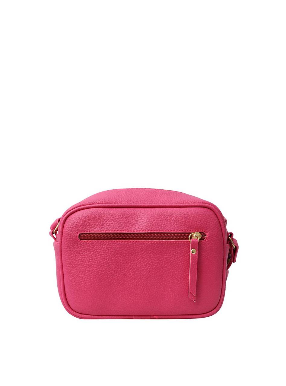 Bolsa Bag Pequena Transversal Zíper Traseiro Pink BSI-5454 - PK