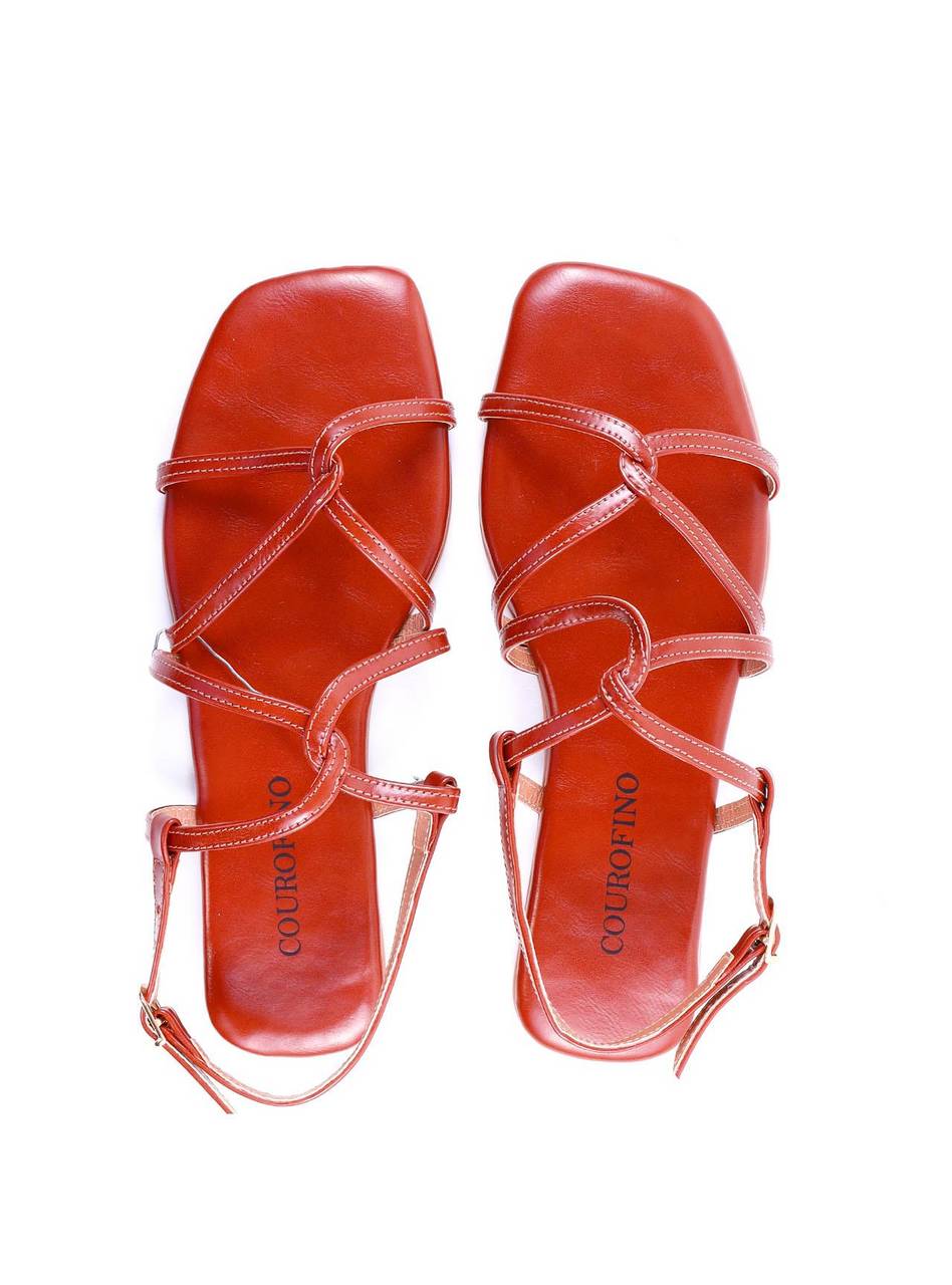 Rasteira com Tiras Finas Entrelaçadas - Castor SDI-11943 - CS