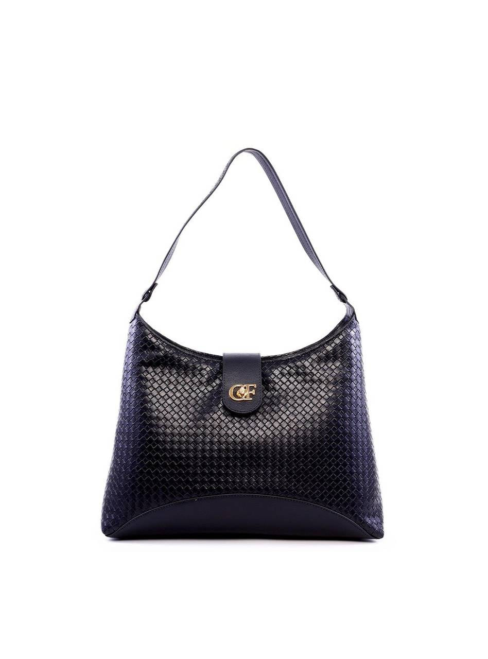 Bolsa Hobo Grande com Fecho Giratório - Preta BSI-6294 - PR