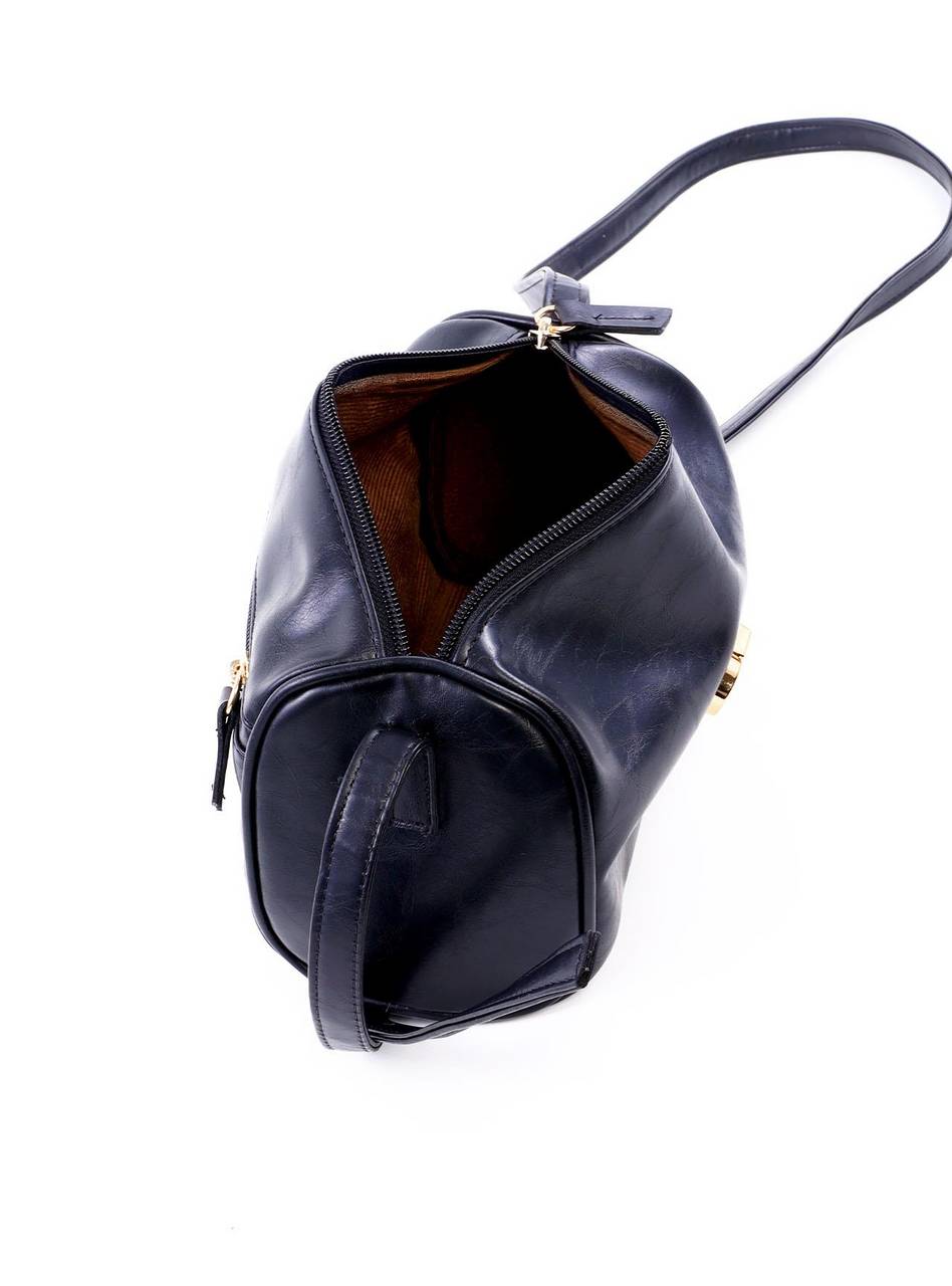 Bolsa Baú Transversal Pequena - Preta BSI-6268 - PR