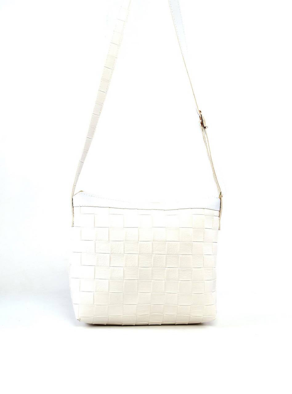 Bolsa Tote Transversal Quadrada - Branca BSI-6355 - BR