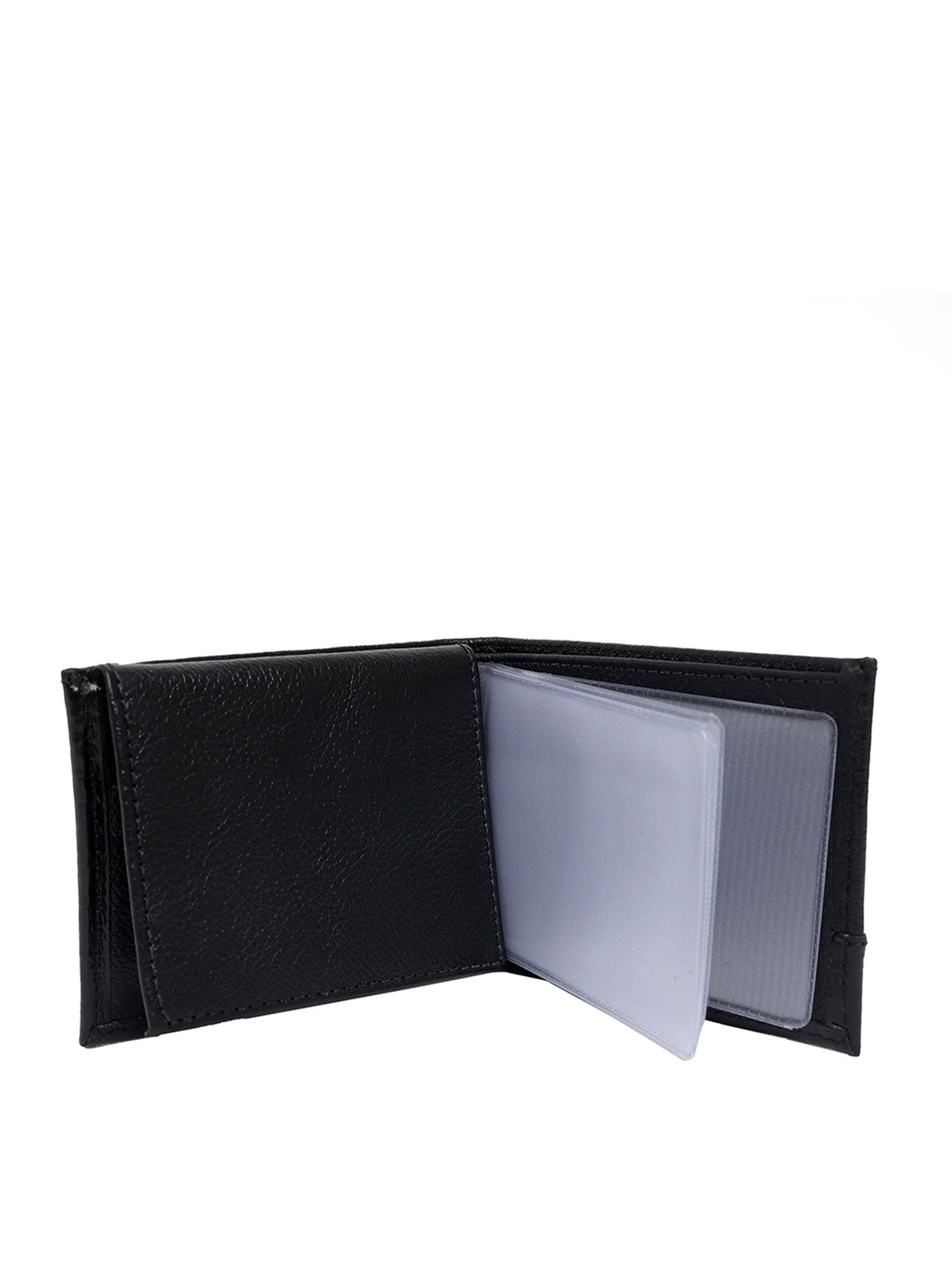Carteira Masculina Pocket Couro Aberta Aba Interna Preta CAI-555 - PR