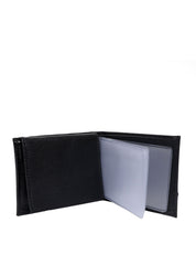 Carteira Masculina Pocket Couro Aberta Aba Interna Preta CAI-555 - PR