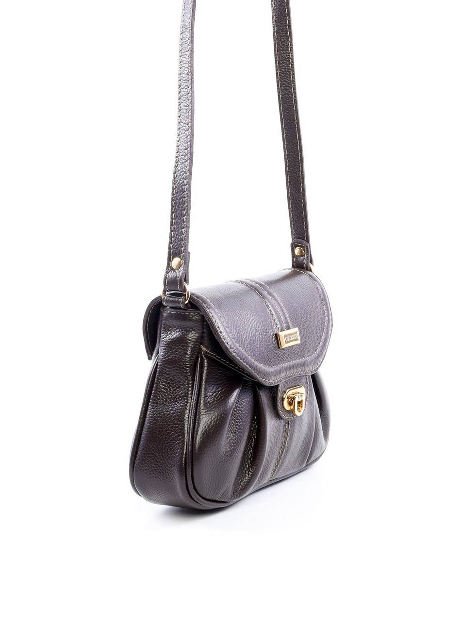 Bolsa Saddle Transversal Drapeada - Cacau BSI-6089 - CA