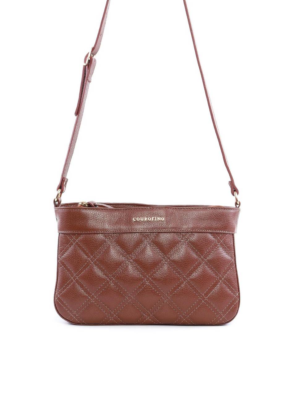 Bolsa Tote com Detalhe de Matelassê Frontal - Castor BSI-6182 - CS