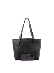 Bolsa Shopper Detalhe Costura e Alça Fivelas - Preta BSI-6376 - PR