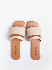 Sandália Feminina Rasteira Slide Castor SDI-11543 - CS