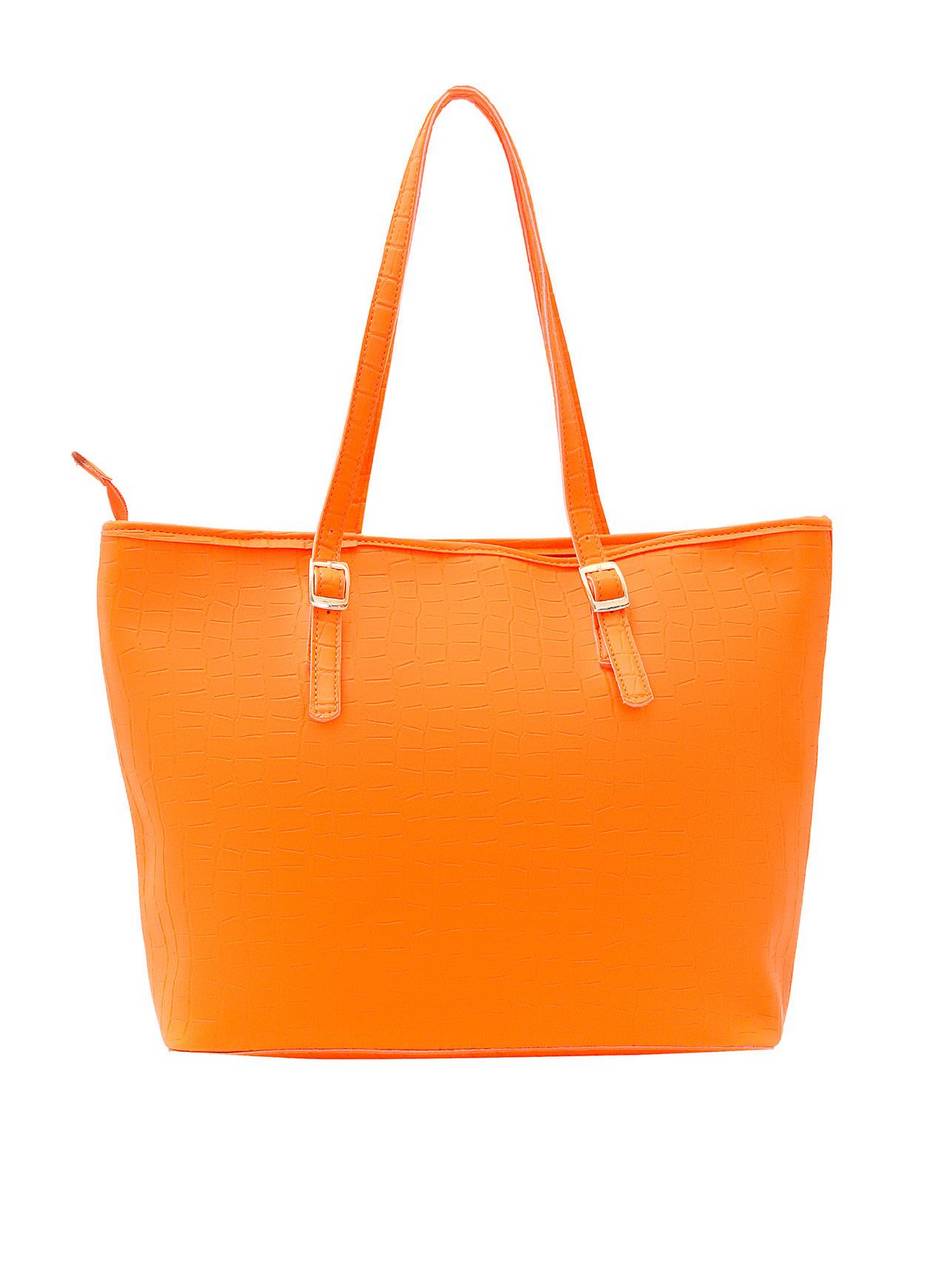 Bolsa Shopper Grande Tiracolo Laranja BSI-5090 - LR