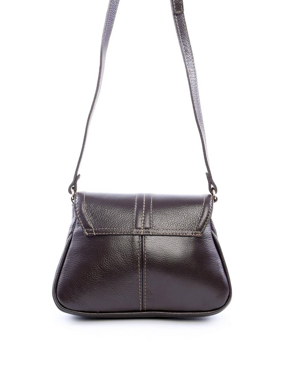 Bolsa Saddle Transversal Drapeada - Cacau BSI-6089 - CA