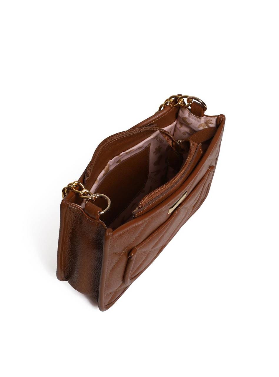 Bolsa Clutch Transversal Matelasse com Corrente - Castor BSI-5887 - CS