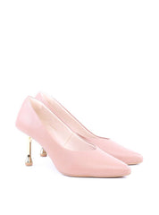 Scarpin Salto Cromado e Bico Fino - Nude SDI-11690 - NU
