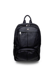 Mochila Masculina Executiva Couro Preta MEI-113 - PR