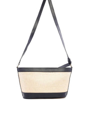 Bolsa Tote Palha com Alça Transversal - Preta BSI-6235 - PR