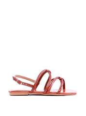 Rasteira Tiras Boleadas Entrelaçadas - Castor SDI-11990 - CS