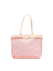 Bolsa Shopper Transparente com Tela - Nude BSI-6303 - NU
