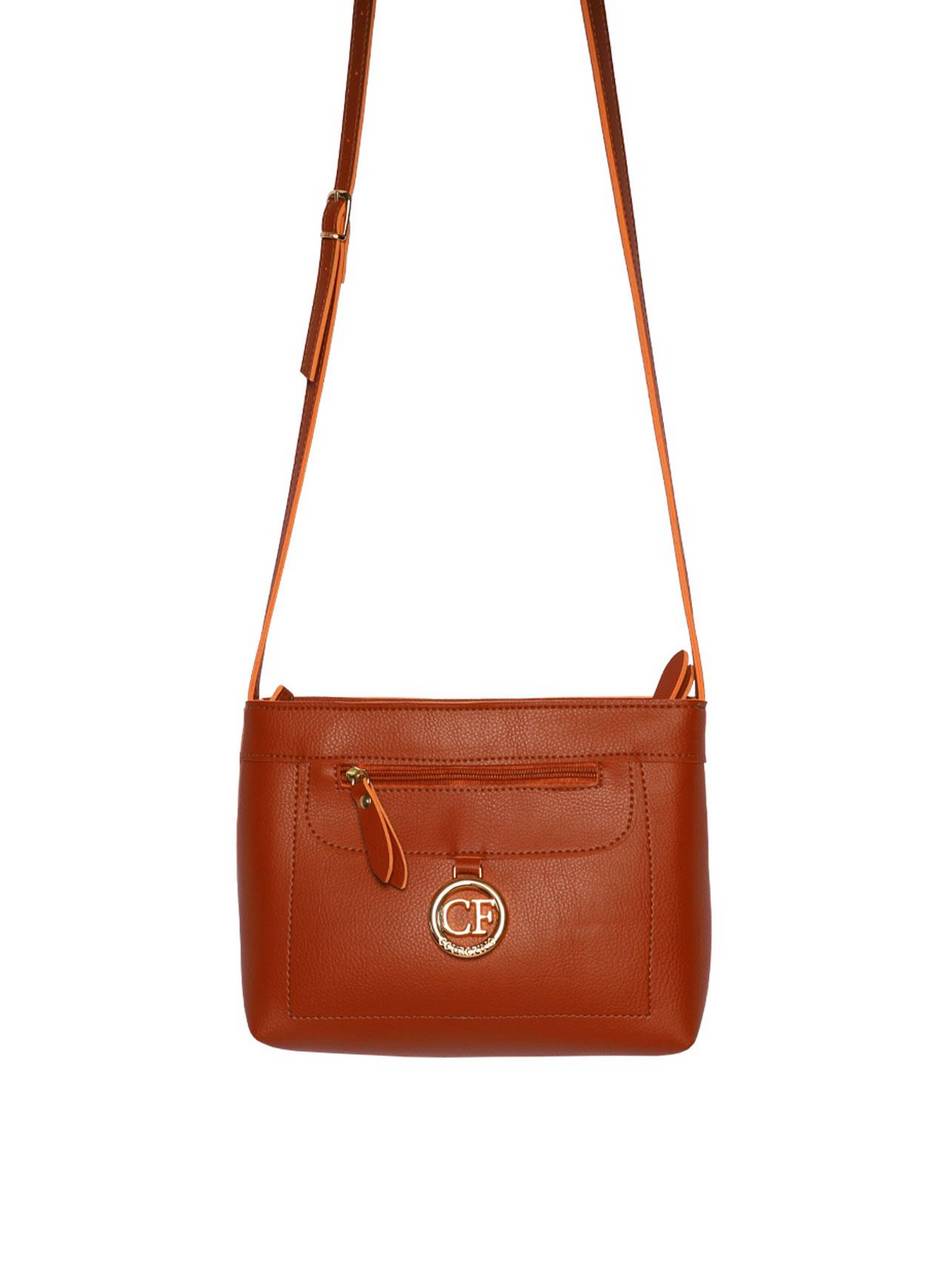 Bolsa Feminina Transversal com Ziper Castor BSI-5783 - CS