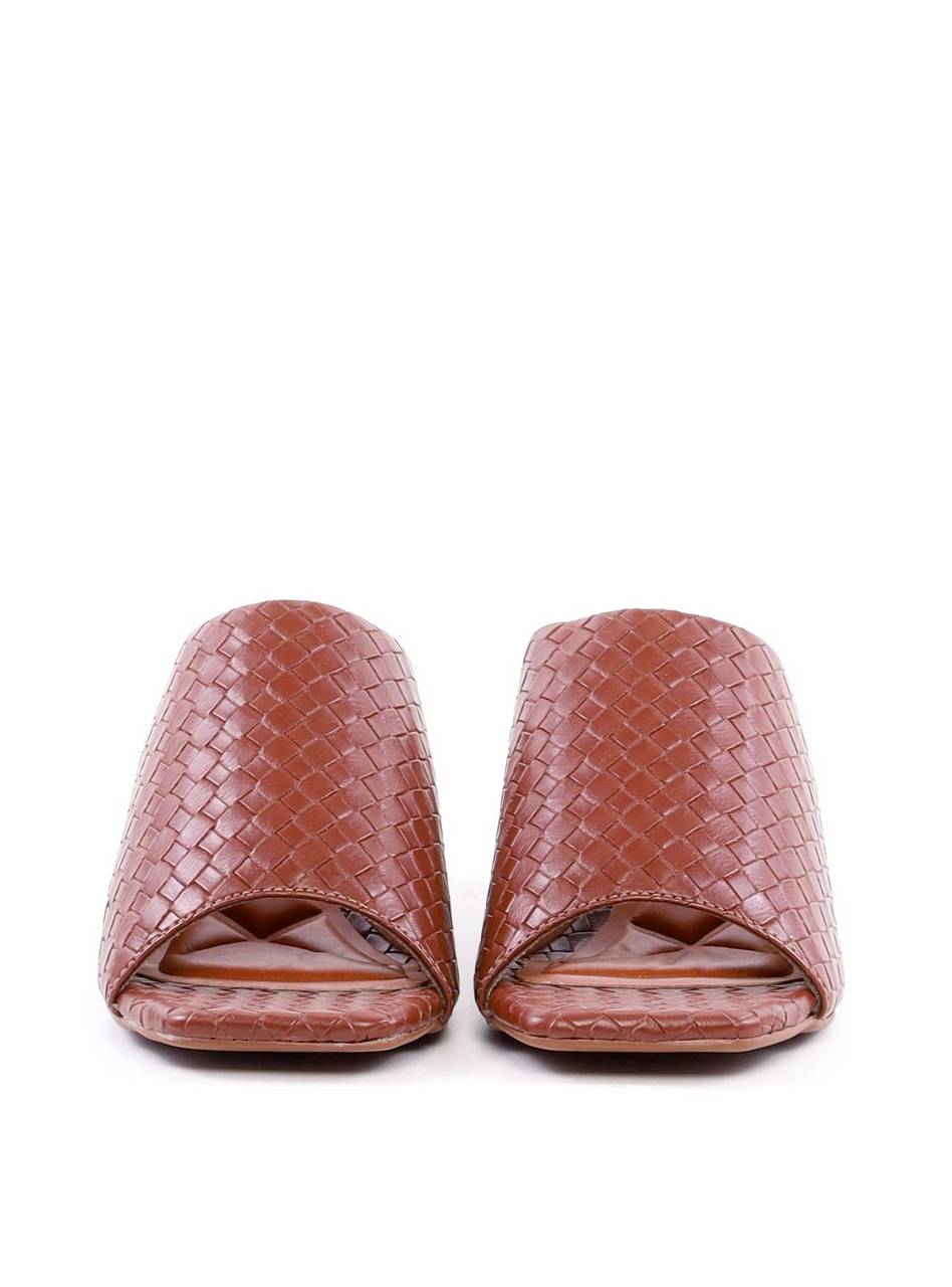 Tamanco Salto Bloco em Tressê - Cacau SDI-11949 - CA