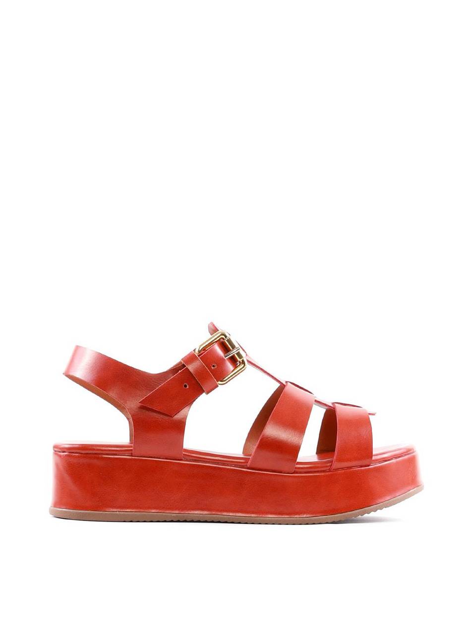 Sandália Flatform Fisherman - Terra Cota BSI-12149- TC
