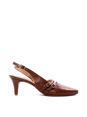 Scarpin Slingback com Fivelas Laterias - Castor SDI-11737 - CS
