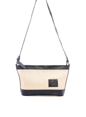 Bolsa Tote Palha com Alça Transversal - Preta BSI-6235 - PR