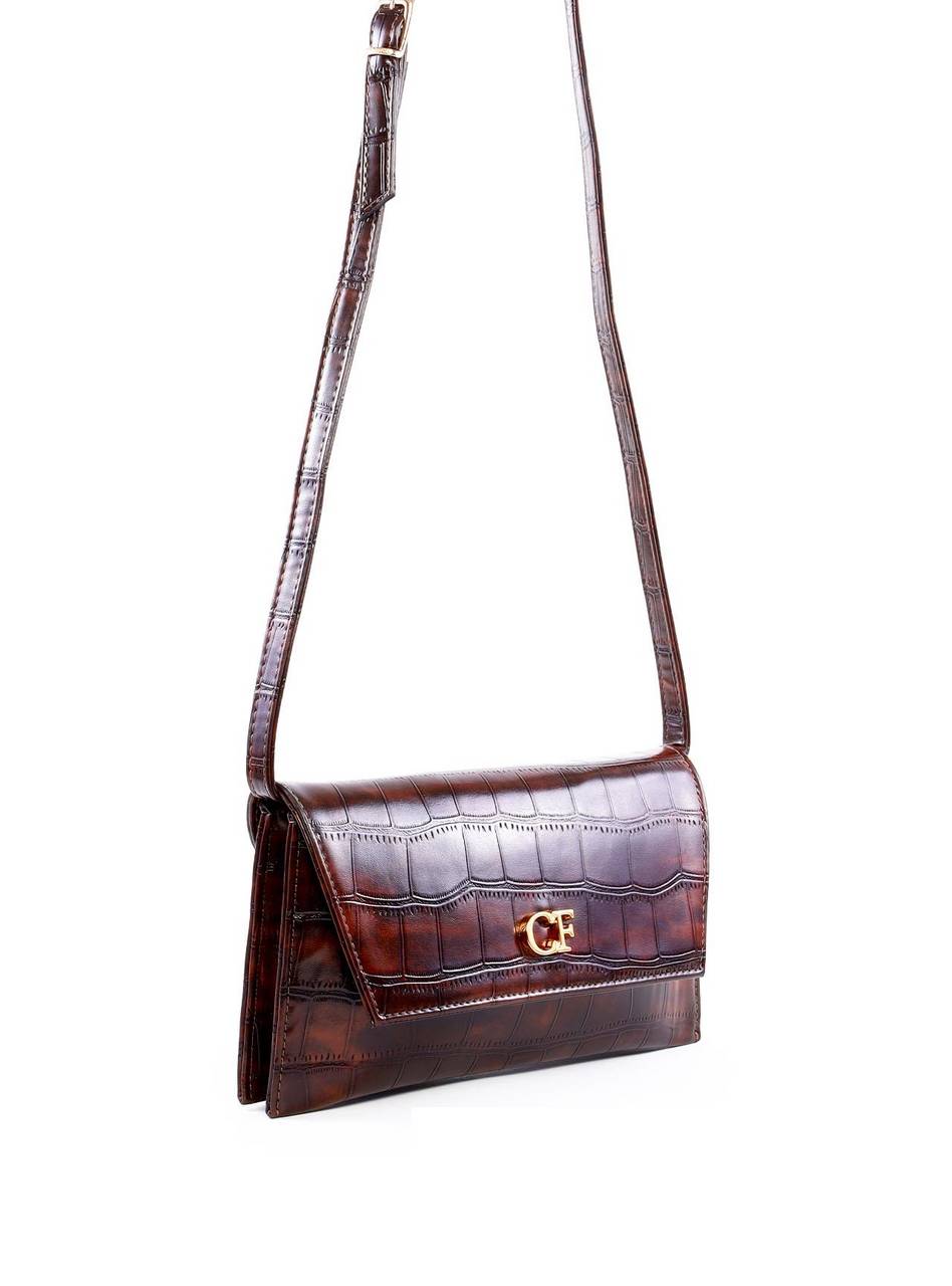 Bolsa Satchel Transversal Retangular - Cacau BSI-6324 - CA