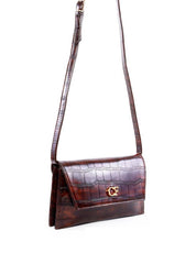 Bolsa Satchel Transversal Retangular - Cacau BSI-6324 - CA