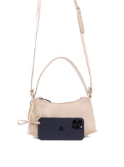 Bolsa Tote Pequena com Laço - Nude BSI-6456 - NU
