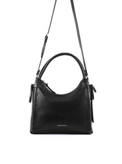 Bolsa Tote Grande Enfeite Laços Laterais Alça Dupla - Preta BSI-6375 - PR