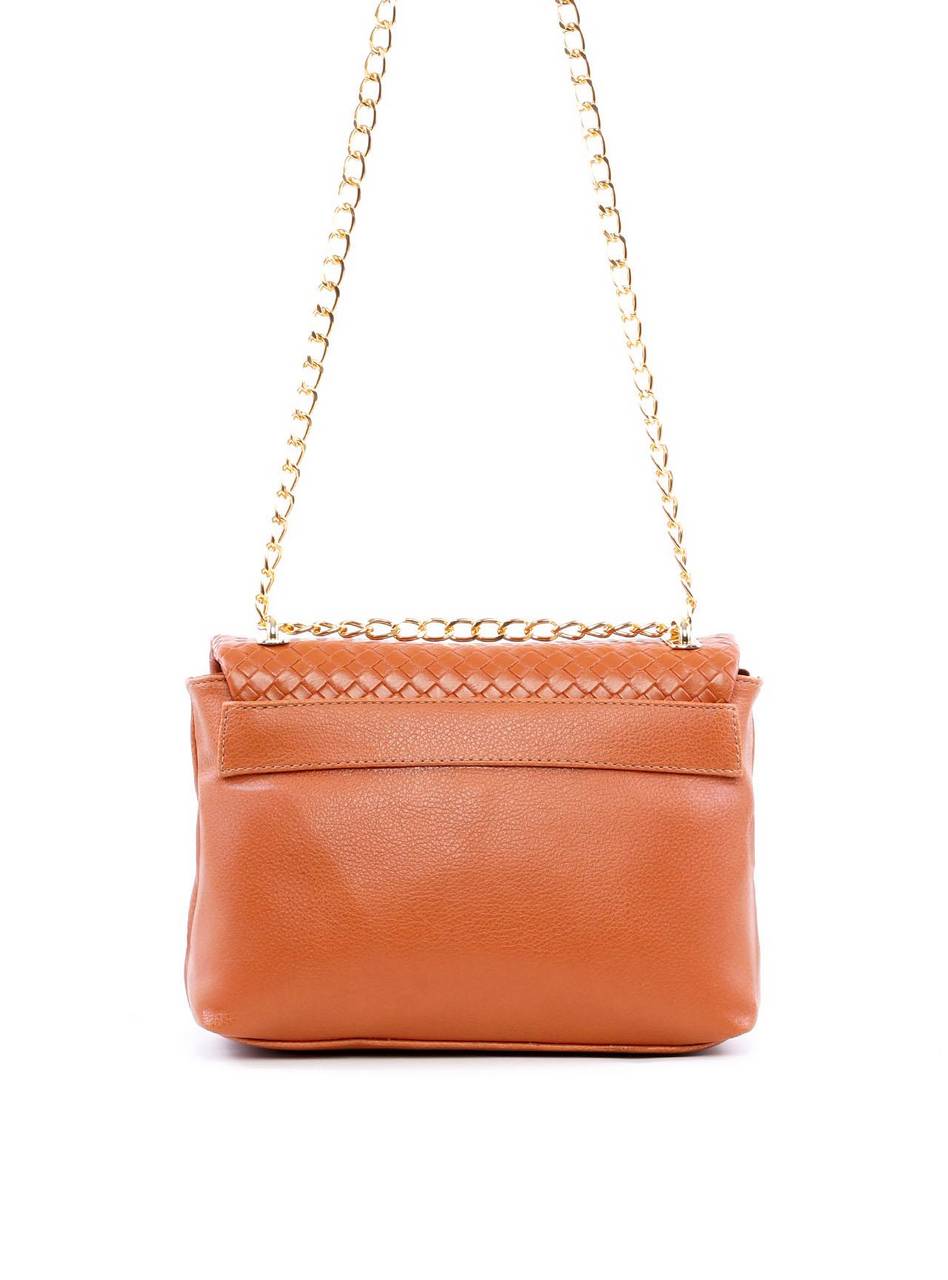 Bolsa Satchel Quadrada em Tressê - Castor BSI-6230 - CS