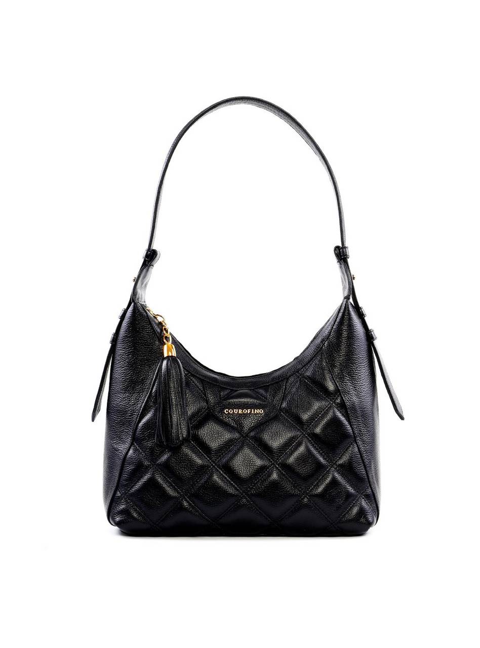 Bolsa Hobo Grande com Detalhe Matelassê e Barbicacho BSI-6486 - PR