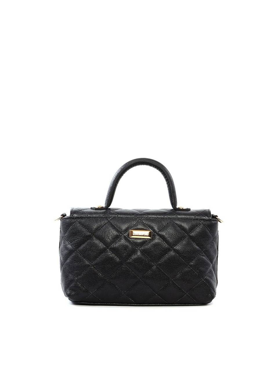 Bolsa Satchel Pequena com Matelassê e Fecho Giratório BSI-6505 - PR
